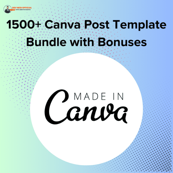 1500+ Canva Post Template Bundle with Bonuses