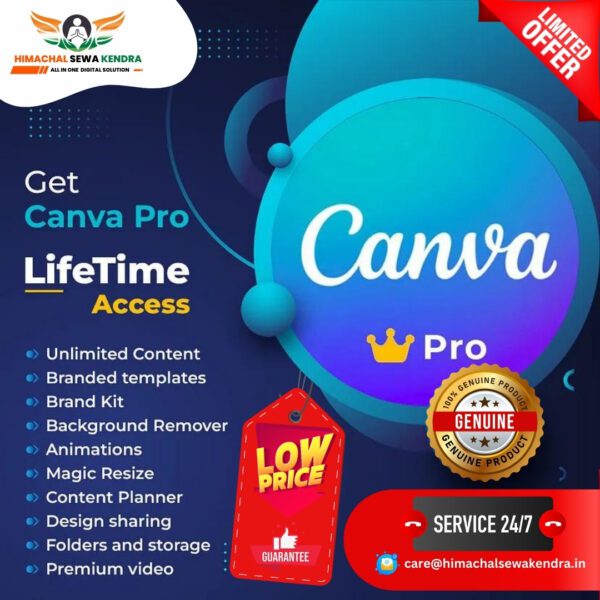 Canva Pro For Lifetime